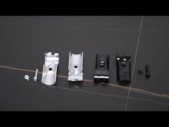 Conector de tubo delgado negro de electroforesis industrial OEM