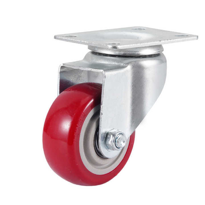 3 Inch Medium Flat Casters Universal Wheel Swivel Plate Caster Flatbed Car Lean Tube