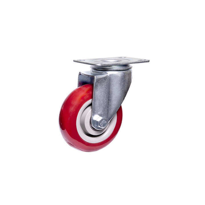 3 Inch Medium Flat Casters Universal Wheel Swivel Plate Caster Flatbed Car Lean Tube