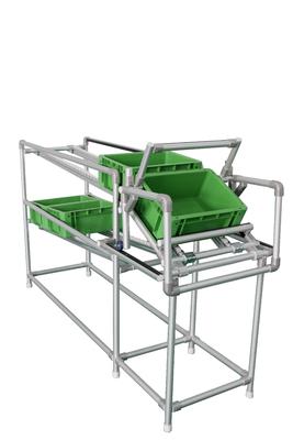 DYP28-10 Lean Tube Accessories Aluminum Frame Support PP Foot Connector for Workbench / Material Rack