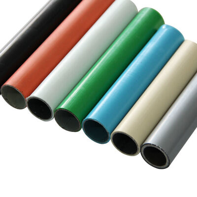 Customize 28mm Coated Pipes Plastic Coated Steel Pipe Lean Tube for Lean Rack System