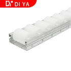Antistatic Plastic Roller Track For Warehouse Storage Conveyor Line And Track System