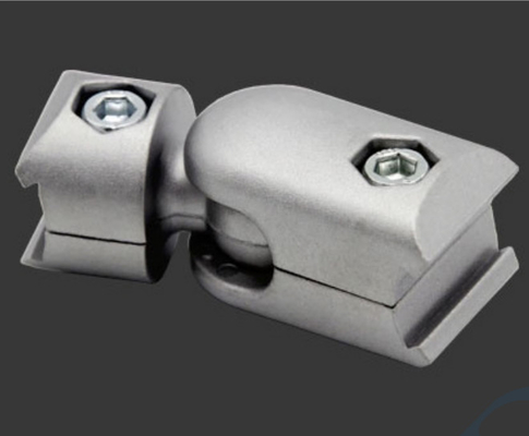 DYJ28-A07B Conector de tubo de aluminio del proveedor Tipo externo de 90 ° Junta externa Conector de tubo delgado Sujetador