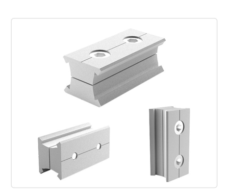 Junto de extensión paralela Mejora del manejo del material Junto de tubería magra Junto de perfil de aluminio Junto de esquina