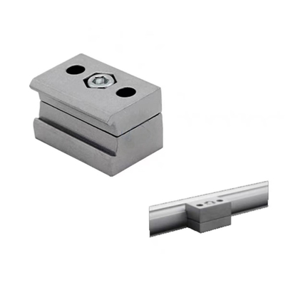 Accesorios de aluminio para tuberías de doble agujero