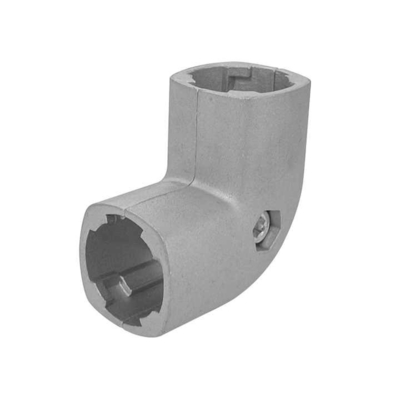 Apariencia del conector 90 Tubo delgado Tubo de aluminio Conjunto de aluminio Ángulo Perfil del accesorio