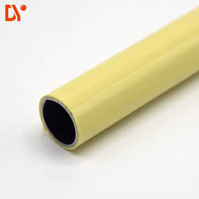 Beige Colorful Lean Pipe 28mm PE Coated Lean Tube