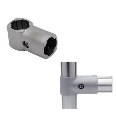 OD28mm Flexible Industrial Aluminio Conector de tubería del ángulo del conector del ángulo Producto de metal