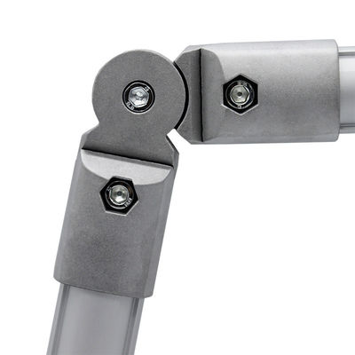 Fábrica mayorista de tubos de acero de aluminio OD 28mm Lean Pipe Angle Joint