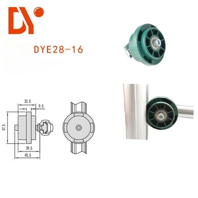 Rueda de guía industrial convexa para tubería de aluminio de OD 28 mm