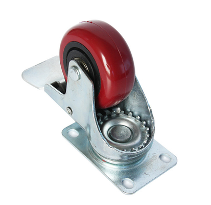 Ruedas giratorias planas medianas de 3 pulgadas, ruedas industriales, ruedas para muebles, médicas, ruedas giratorias, rueda de rodamiento para carro con freno