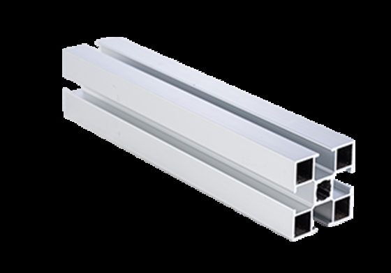 Profiles de extrusión de aluminio de alta calidad estándar europeo de aleación de aluminio de extrusión industrial cuadrada 40X40