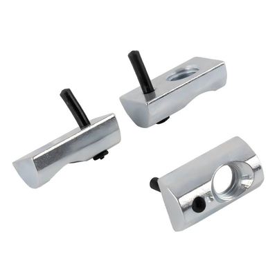 Custom Carbon Steel Slot 6mm Roll in T-nut with Rubber Flex Handle for Aluminum Profile