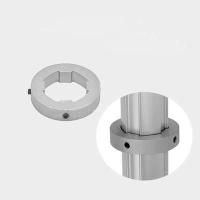 DYE19-03 Conectores de tubo de aluminio Deslizador de tubería Lean Deslizador de anillo ubicado horizontalmente Posicionador fijo