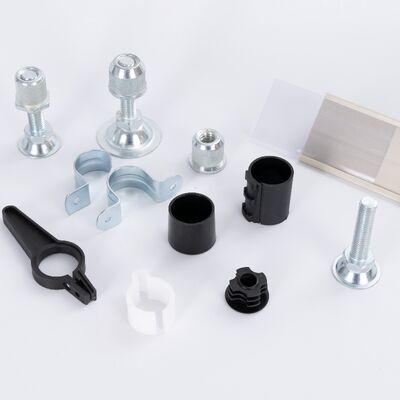Thin-walled Pipe Foot Bushing Composite Tube Fitting Accessories Foot Cover for Lean Tube Racking System Workbench