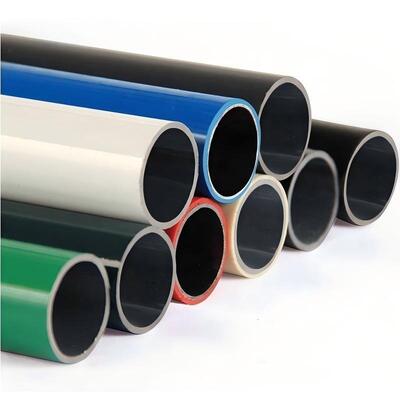 Personalice el tubo magro de la tubería de acero revestida de plástico de los tubos revestidos de 28 mm para el sistema de estante magro