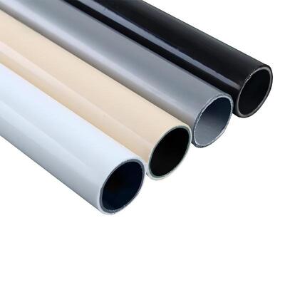 Tubo magro de acero recubierto de color Tubo de acero compuesto recubierto de plástico interior y exterior personalizable