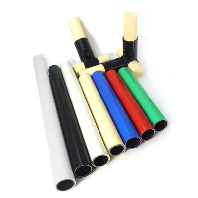 Color Coated Steel Lean Pipe Customizable Inner And Outer Plastic-Coated Composite Steel Tube